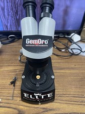 GemOro Elite Precision Gemological Stereo Microscope 10x-30x Zoom Jewelry TESTED picture