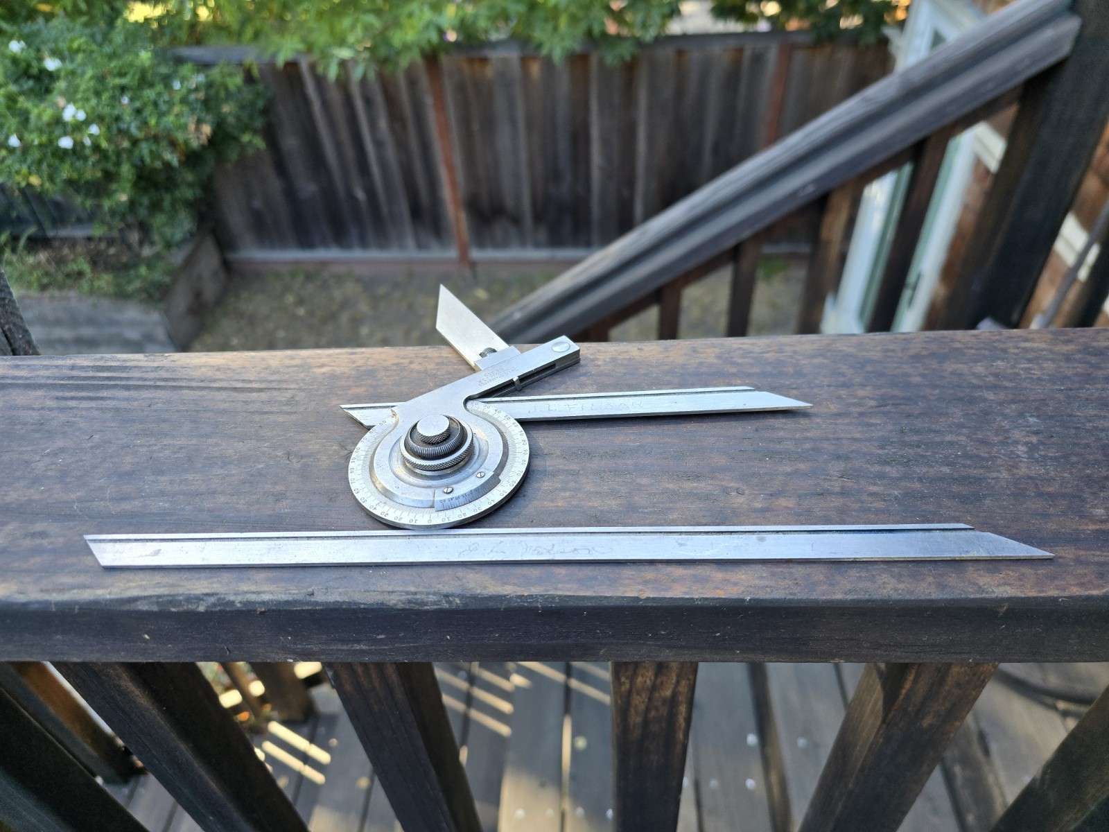 Starrett No. 359 Universal Bevel Protractor 12in and 7in Blade 