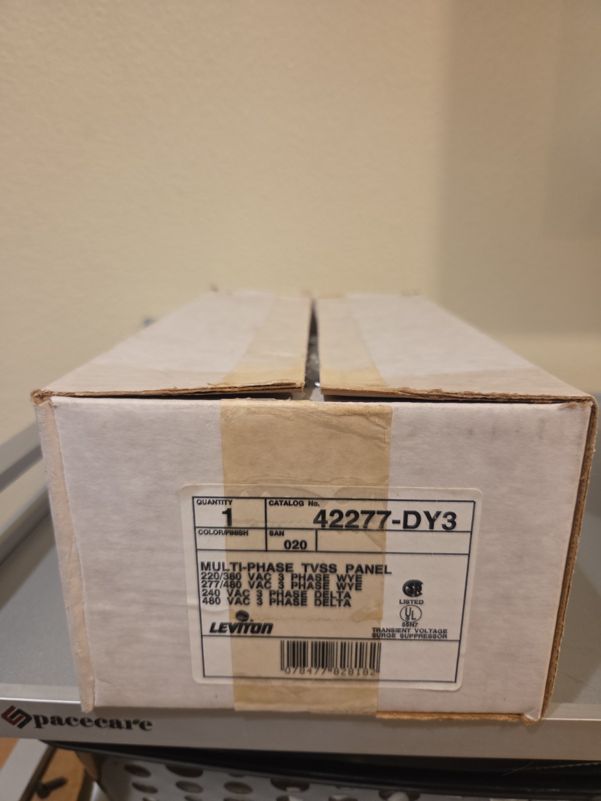 LEVITON 42277-DY3 MUTLI PANEL SURGE Suppressor DEVICE 277/480VAC NEW Open BOX