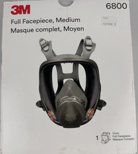 3M 6800 Full Facepiece Reusable Respirator Medium Open Box picture