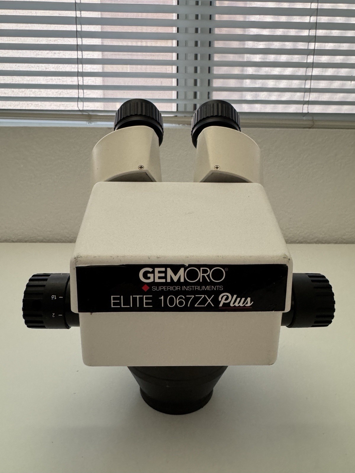 GemOro Elite 1067ZX Plus Binocular Stereo Microscope Optical Head Assembly