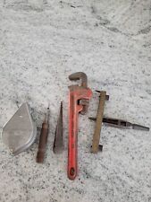 Vintage misc. Tools estate sale chalkline marker lot Plumber wrench LOT🔥🔥🔥 picture