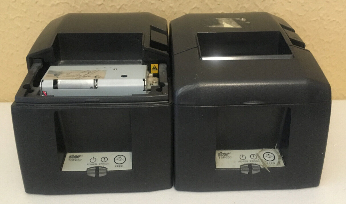 Star Micronics - TSP650 Thermal Receipt Printer Set of 2 (Untested)
