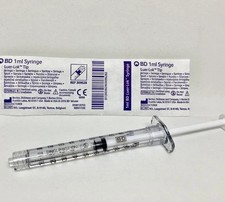 *Case of 800* BD 1mL Luer Lok Syringes REF 309628 Sterile No Needle Exp 2028 picture