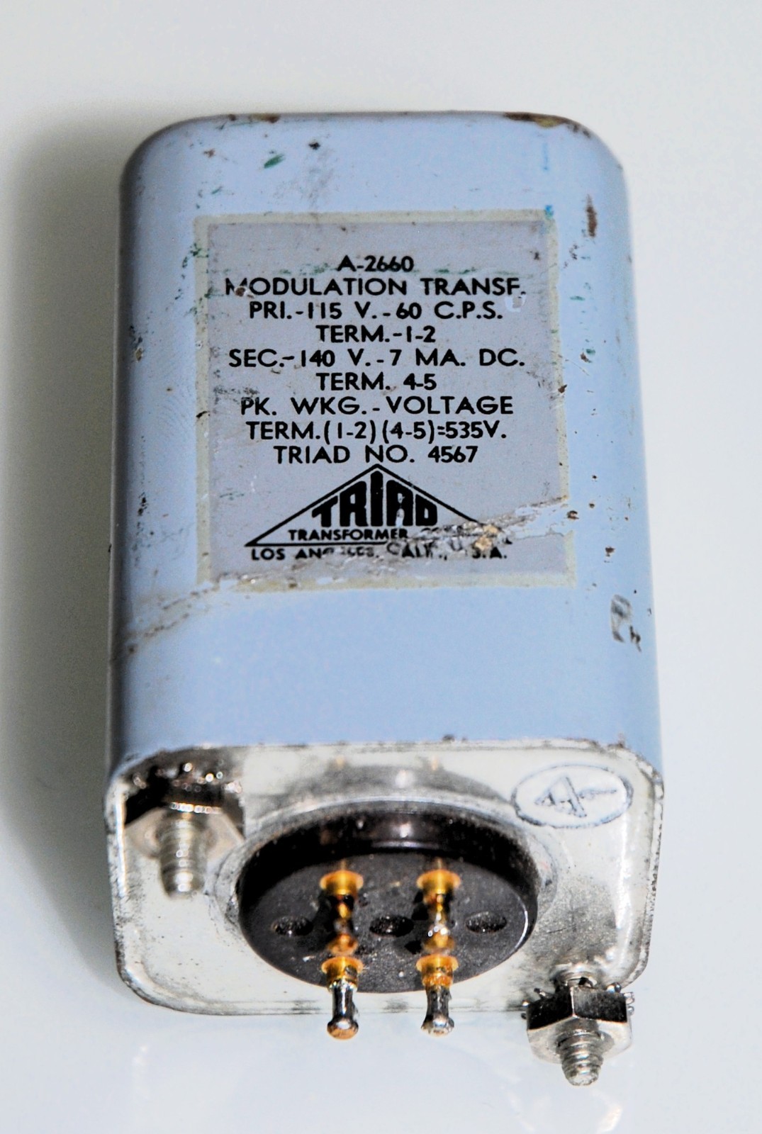 Vintage Triad a2660 Modulation Transformer A-2660
