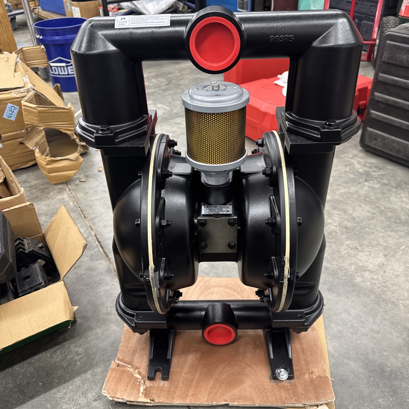 Vevor Air Operated Double Diaphragm Pump QBY4-50L Vevor Air Operated Double Diaphragm Pump QBY4-50L