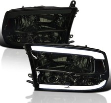 Smoke LED Strip Quad Style Headlights picture