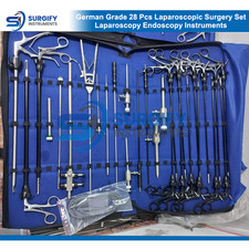 German Grade 28 Pcs Laparoscopic Surgery Set Laparoscopy Endoscopy Instruments picture