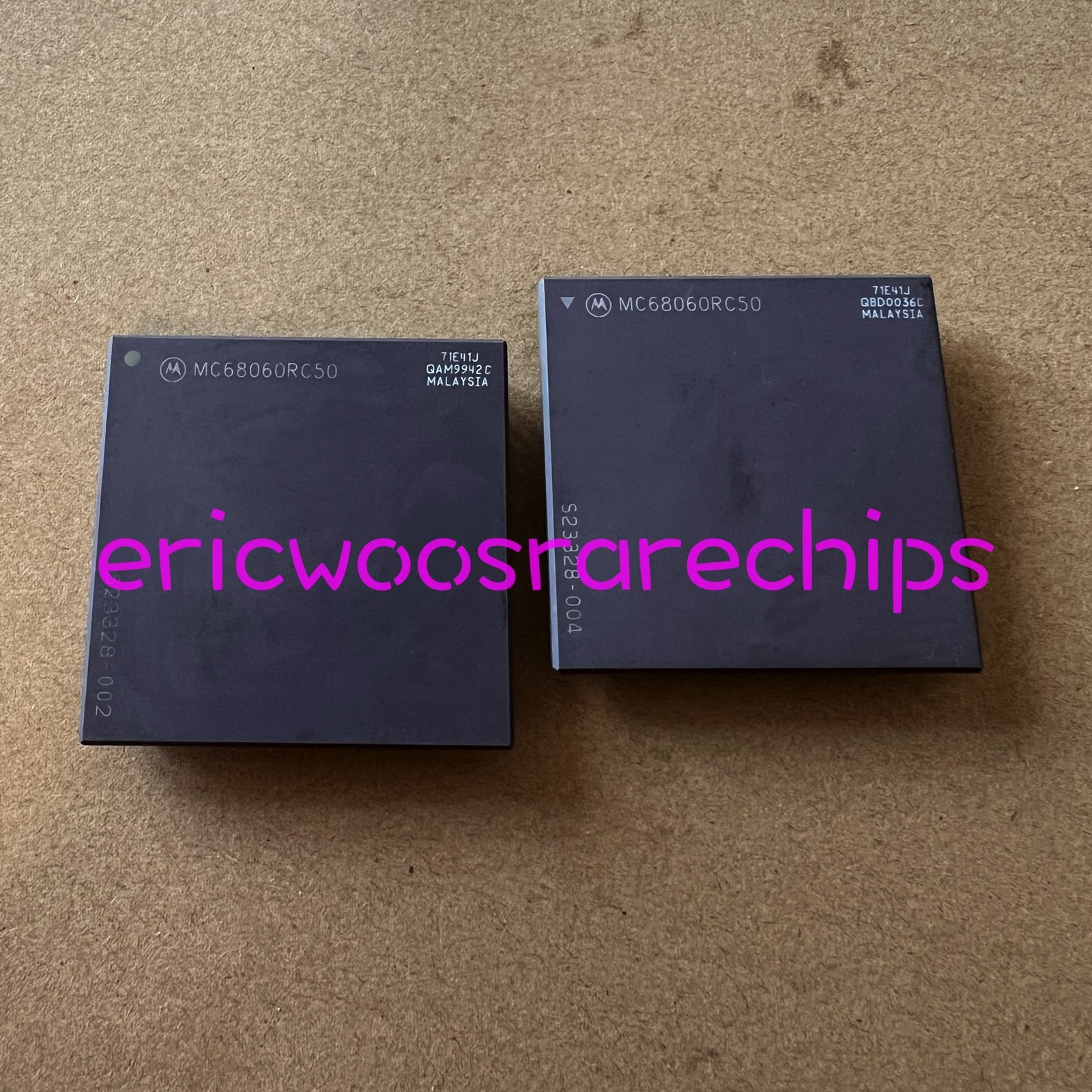 Motorola 68060 MC68060RC50 71E41J Vintage CPU Real REV.6 x 1pc