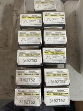 LOT OF 480+* MINERALLAC PS75 Plastic Two-Hole Conduit Strap 3/4” PVC 2-Hole picture