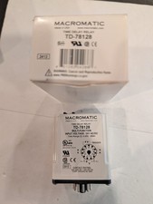 Macromatic Tr-50222-05 Single Function Time Delay Relay, Octal, On Delay, 1 picture