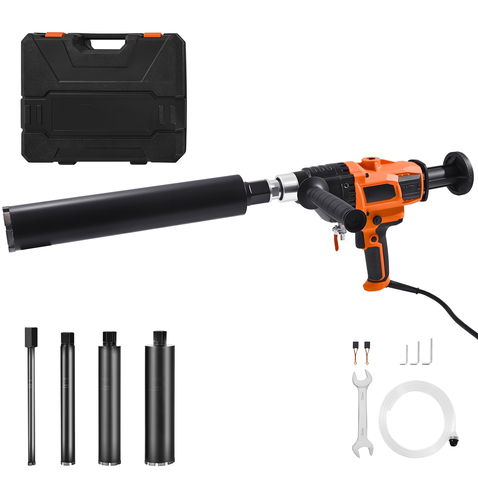 Diamond Core Drill Machine Handheld Concrete Core Drill Rig 6.3 in 2000W Diamond Core Drill Machine Handheld Concrete Core Drill Rig 6.3 in 2000W