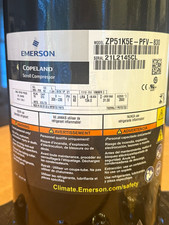 Emerson Copeland Scroll Compressor ZP51K5E-PFV-830 208-230V 1PH R-410A picture
