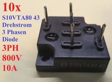 10x Diode 3 Phase Bridge Power Supply Module 800V 10A SCR IGBT SEMIKRON IXYS picture