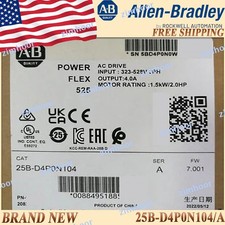 Brand New 25B-D4P0N104/A AB AC Drive 25B D4P0N104 US SameDay FreeShip picture