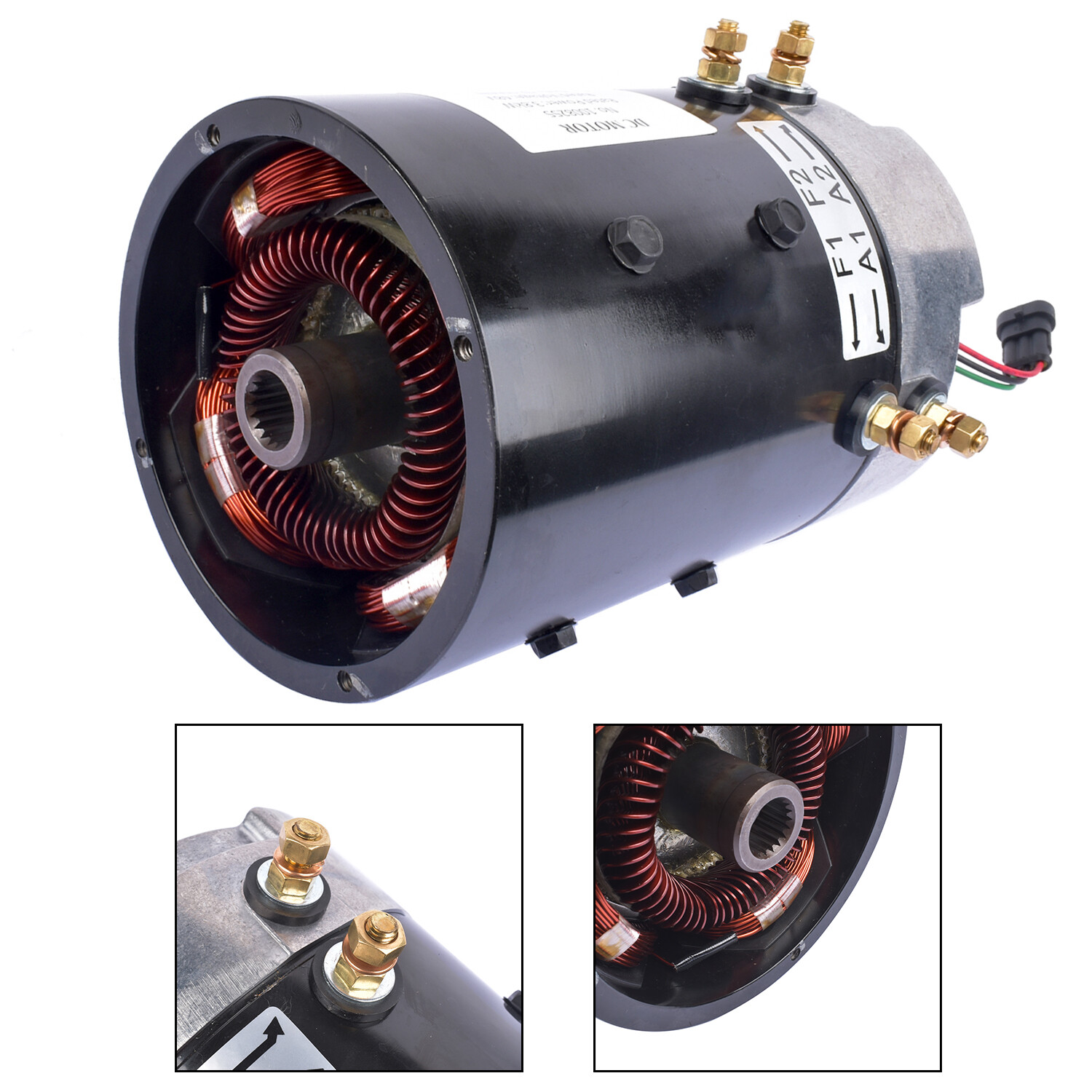 ZQS48-3.8-T 48V Drive Motor For Tomberlin E-Merge Electric Golf Cart 2007-UP