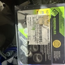 Greenlee 7235BB Slug Buster Punch Set plus the ratcheting wrench also brand new  picture
