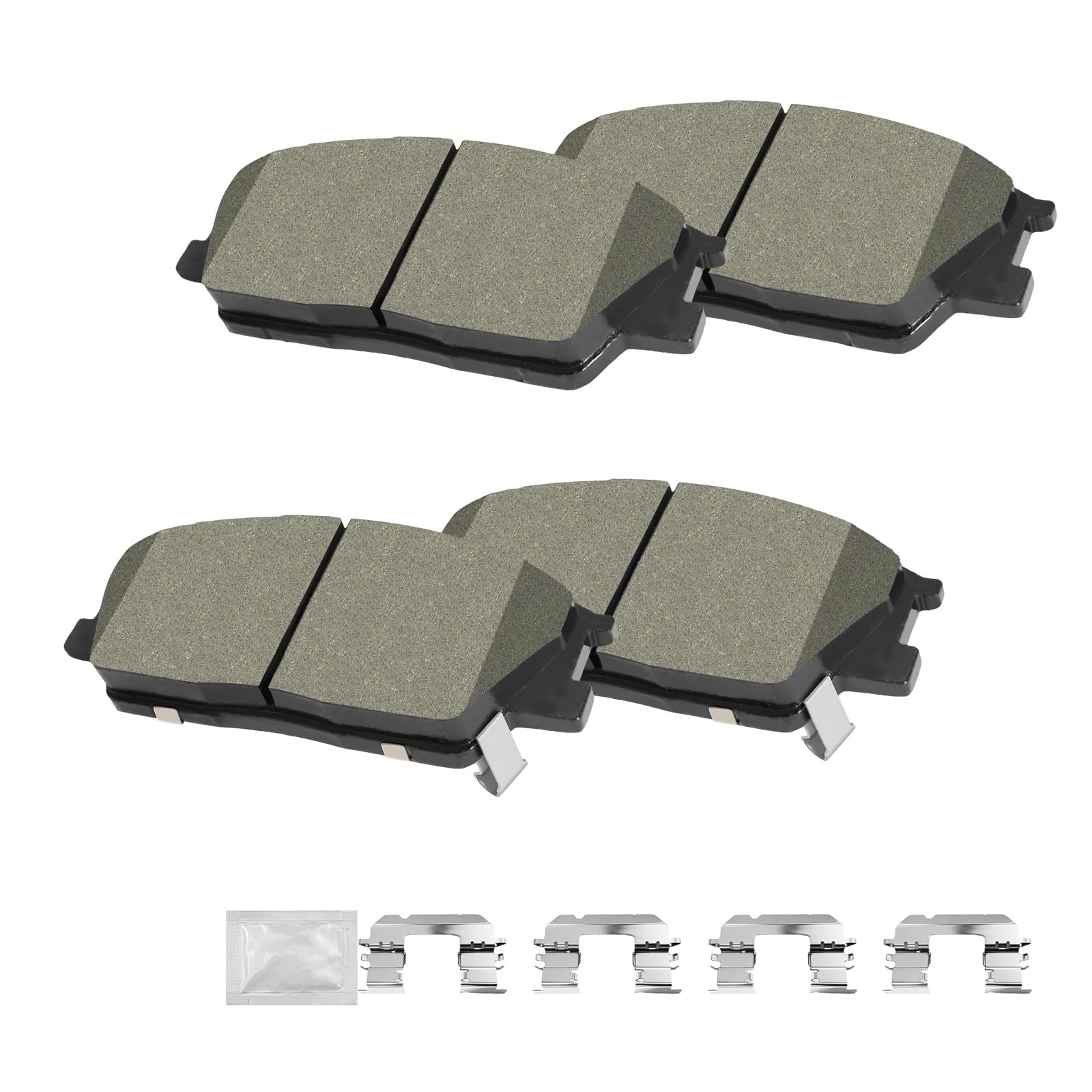 4PCS Front Ceramic Brake Pads Set for Kia Soul for Hyundai Venue