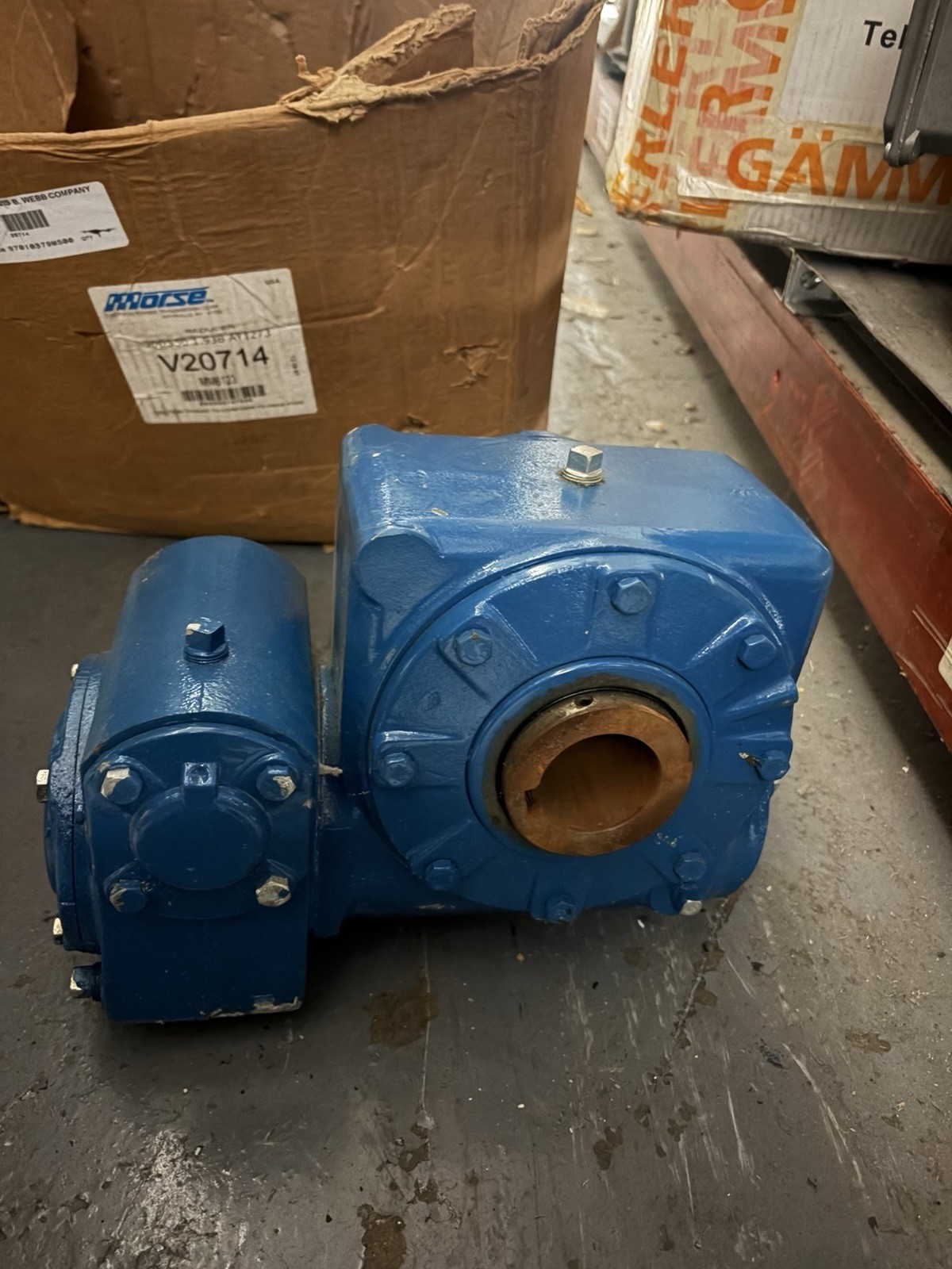 NEW MORSE V20714 WORM GEAR REDUCER 30DS50 1.93B AY1273 MM6213 L12K 50:1 RATIO