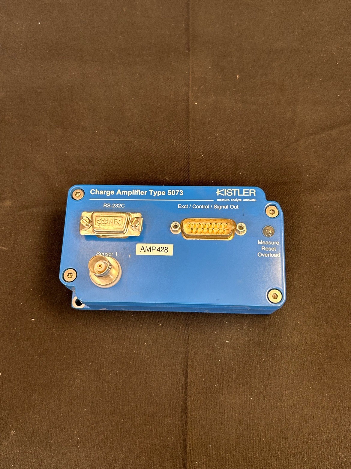 Kistler 5073A111 Charge Amplifier Type 5073 Single Channel Untested