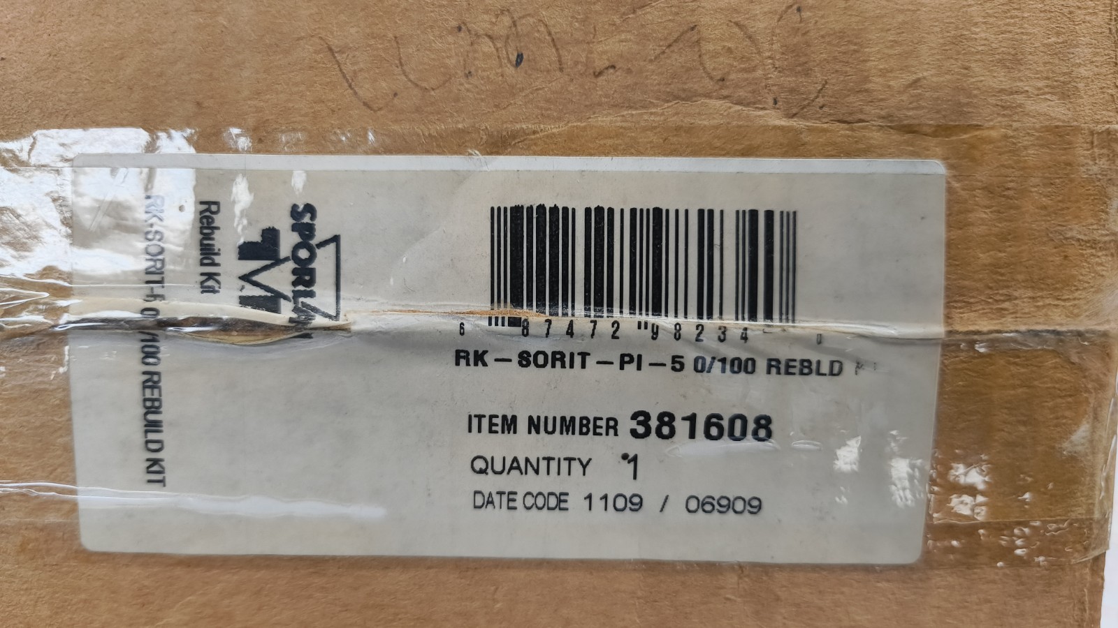 Sporlan Controls 381608 RK-SORIT-PI-5 0/100 REBLD KIT