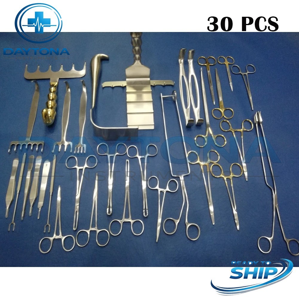 Abdominoplasty Tummy Tuck Surgery Set of 30pcs Plastic Surgery Instruments