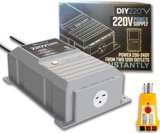 Krieger Quick Connect 220V Power Supply Converter and Travel Plug Adapter Kit picture