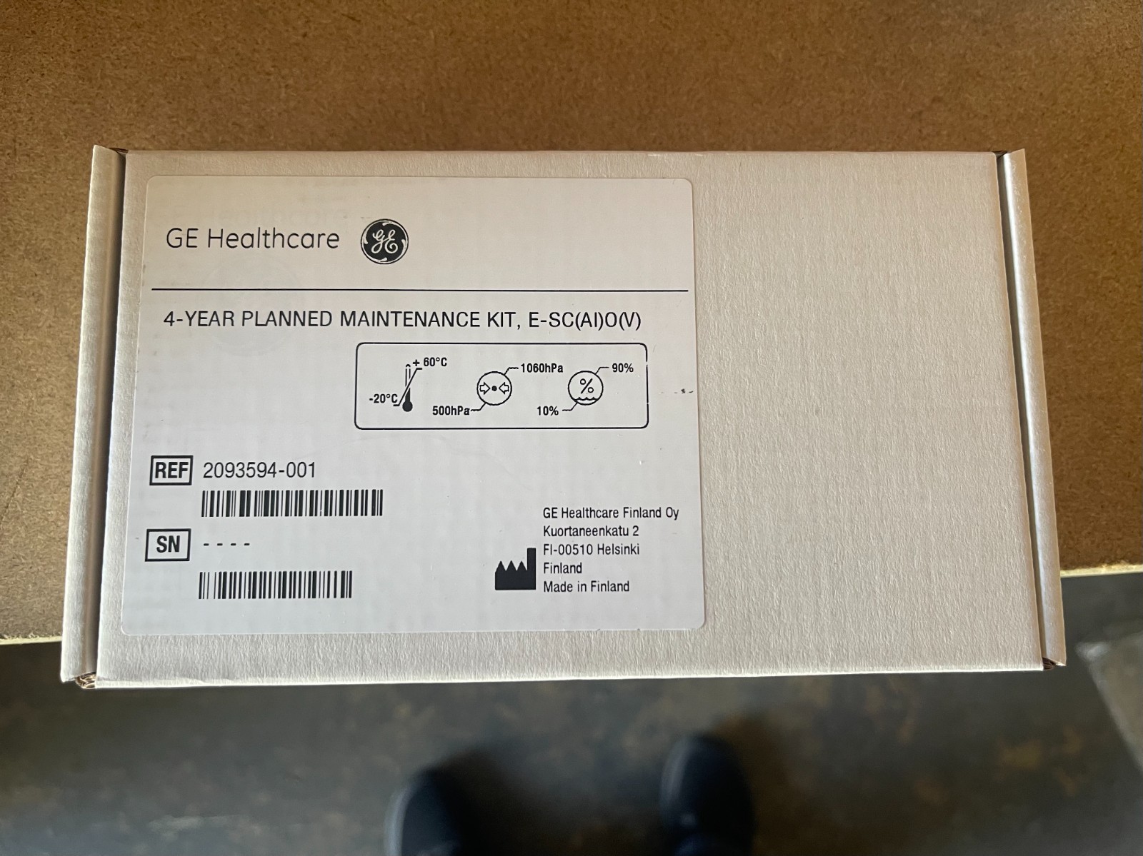 GE Healthcare 4-Year Planned Maintenance Kit E-SC(AI)O(V) REF 2093594-001 NWB