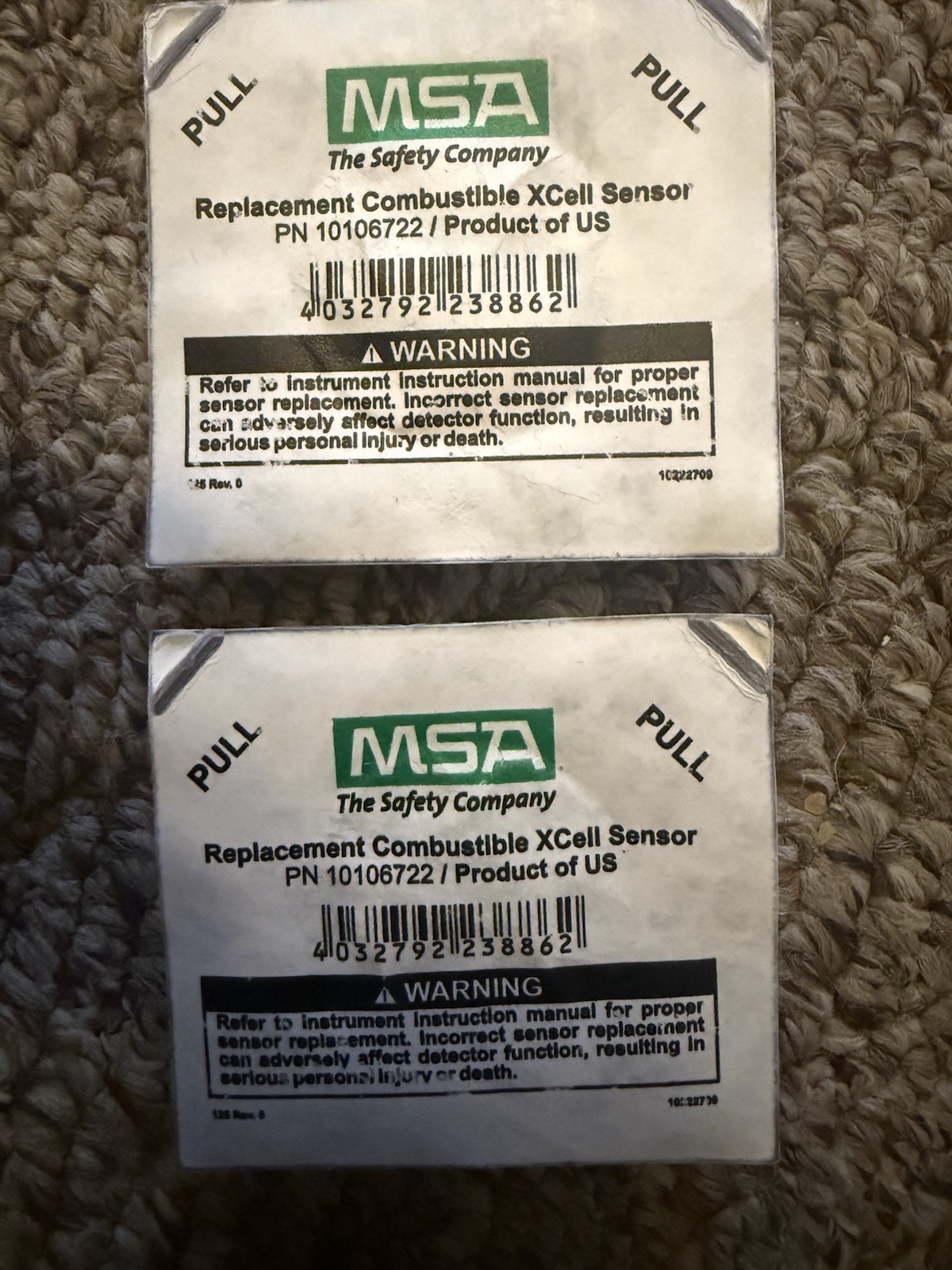 MSA XCell Ex Combustible LEL Sensor for Altair 4X/5X 10106722 -NIB