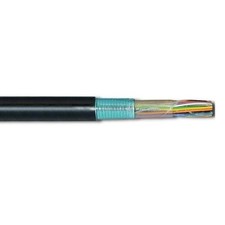 100' 22 AWG 6 Pair PE-89 Outside Plant Direct Burial Telephone Cable Black picture