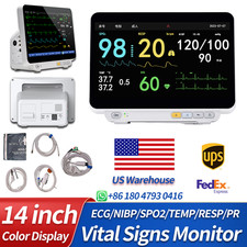 US Warehouse Shipping Vital Signs Monitor 14 inch Screen Multi-parameter Monitor picture