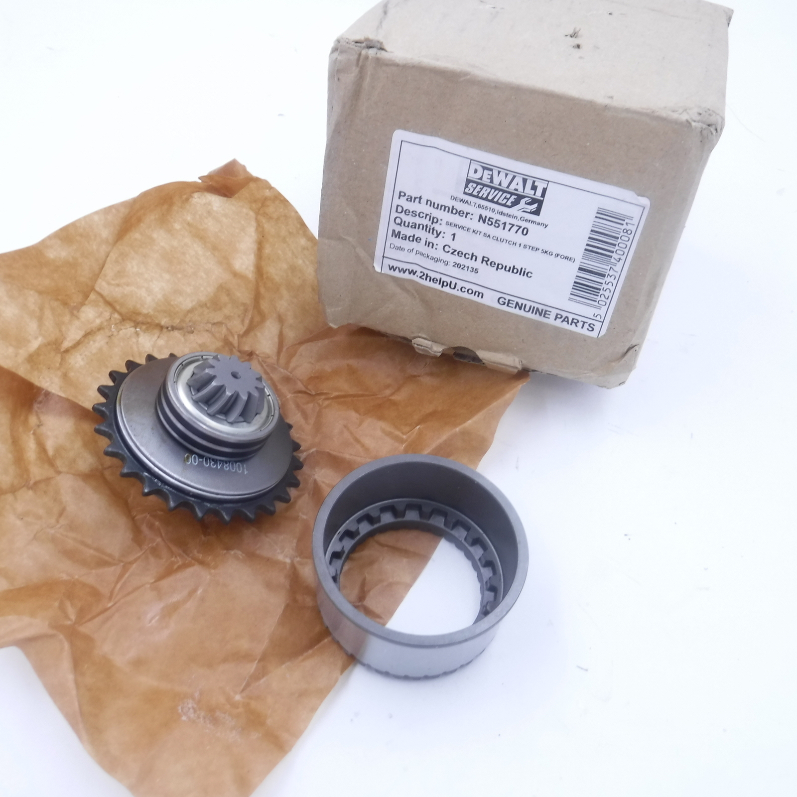 Genuine DeWalt N551770 Clutch Assembly for DeWalt D25652K D25604K D25501K