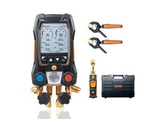 Testo 557s Smart Digital Manifold Kit With Wireless Vacuum Clamp Probe picture