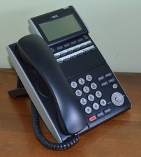 NEC DTL-12D-1 BK TEL DT300 Phone DLV(XD)Z-Y(BK) Black TechTested 1 YEAR WARRANTY picture