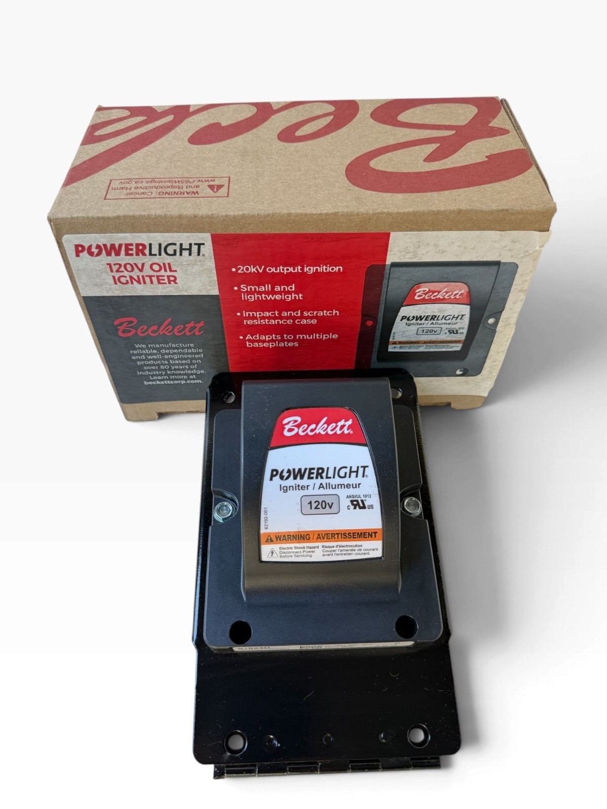 Beckett 51824U PowerLight Oil Burner Electronic Igniter 120V S SF SM CF500 CF800
