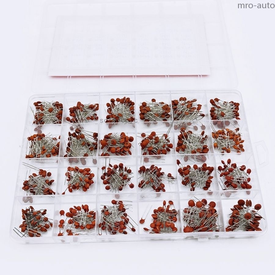 960Pcs/Lot X 2PF-0.1UF 50V 24Value*40Pcs Ceramic Capacitor Assortment Kit US