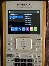 Texas Instruments TI Nspire CX II Graphing Calculator with charger USB cable picture
