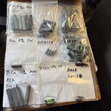 Big Group Lot Of Resistors 9.1ohm 10ohm  Vintage Electrical Hobby Radio Part #4 picture