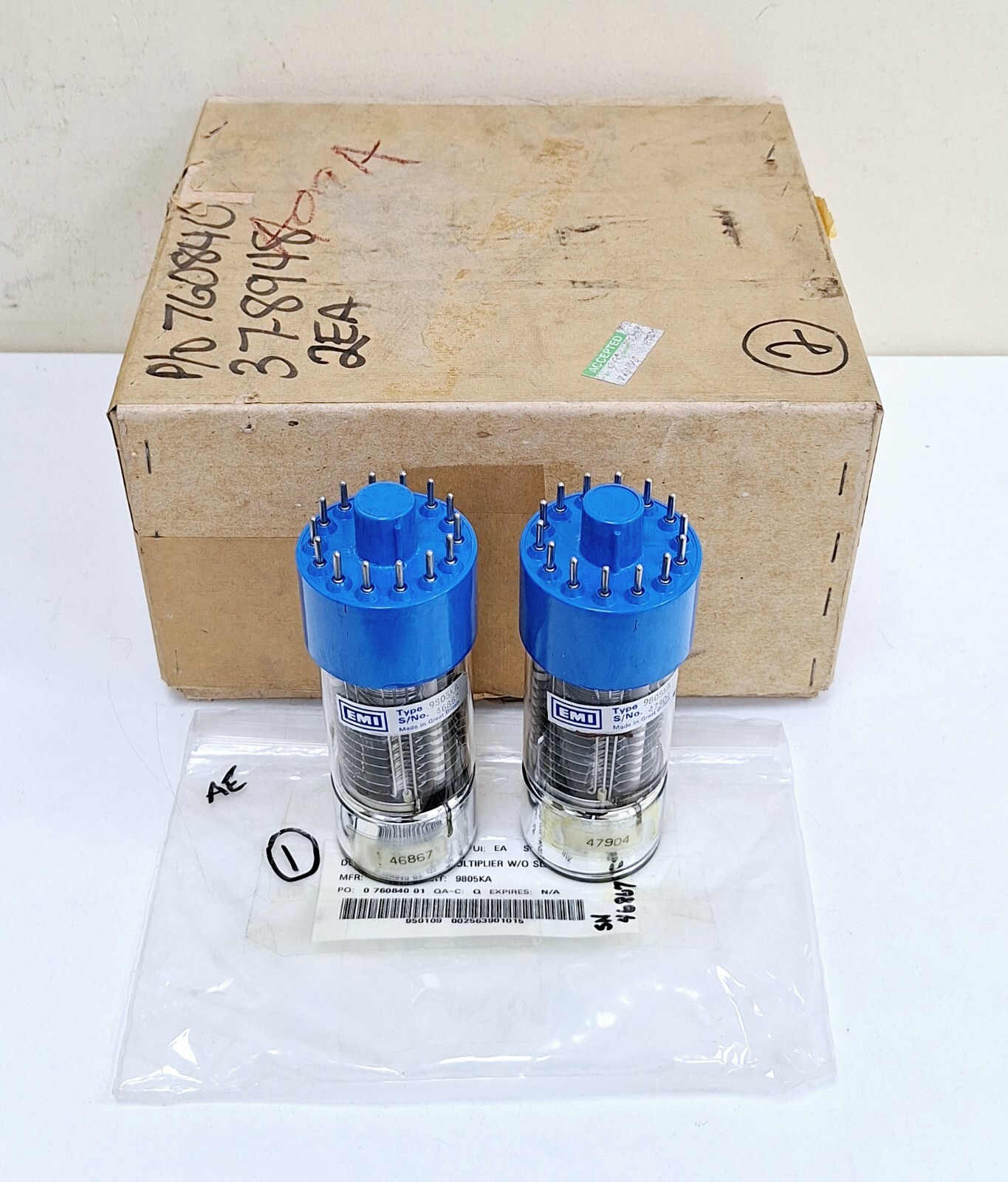 EMI 9805KA Tube Photo Multiplier (Box of 2 pcs)