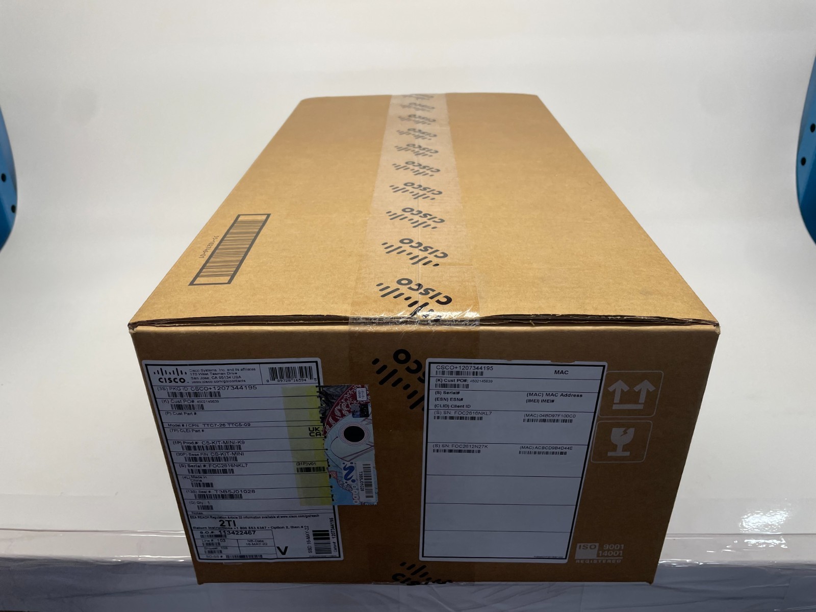 Cisco Webex Room Kit Mini CS-KIT-MINI-K9 Video Bar w/ Touch 10 (TTC7-26 TTC5-09)