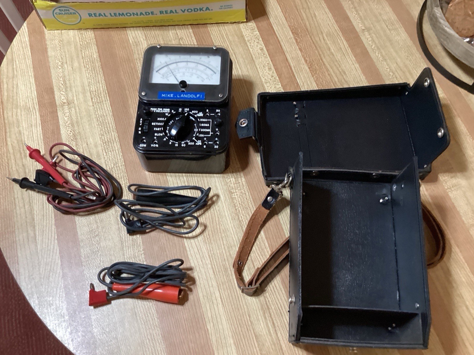 Vintage Simpson TS 111 Series 3 Railroad Multimeter Original Case/Leads