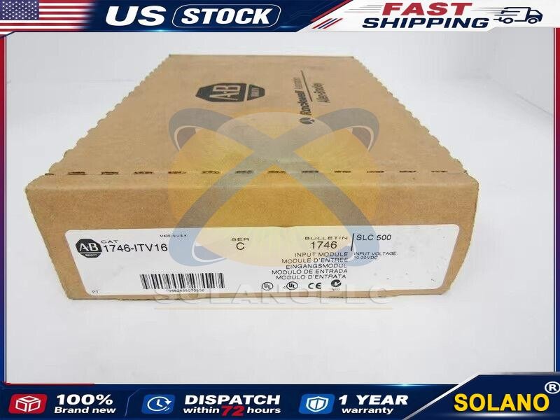 New Sealed AB 1746-ITV16 SER C SLC 16 POINT DIGITAL INPUT MODULE 1746ITV16 New Sealed AB 1746-ITV16 SER C SLC 16 POINT DIGITAL INPUT MODULE 1746ITV16