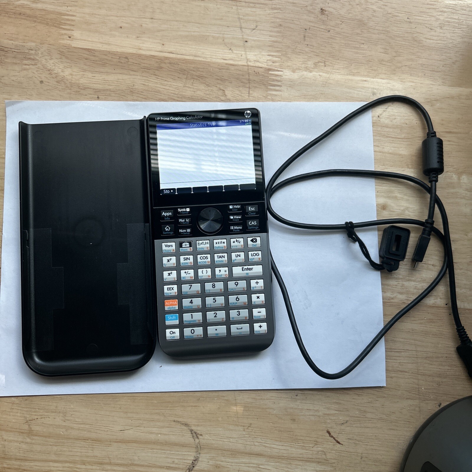 Hewlett Packard HP prime  Graphing Calculator With Case Tested W charger G1