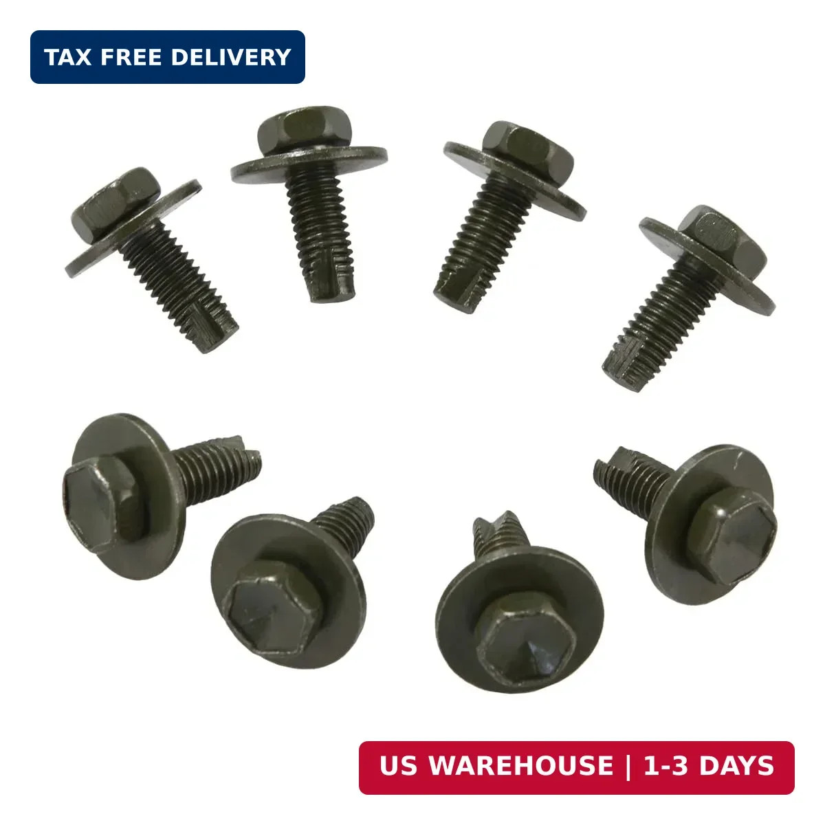 8PCS Skid Plate Splash Shield Cover Bolts Compatible with Toyota 4Runner Tacoma