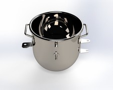 MixerMate: New 12 QT Mixer Bowl Fits HOBART Legacy Mixer Model HL120 picture