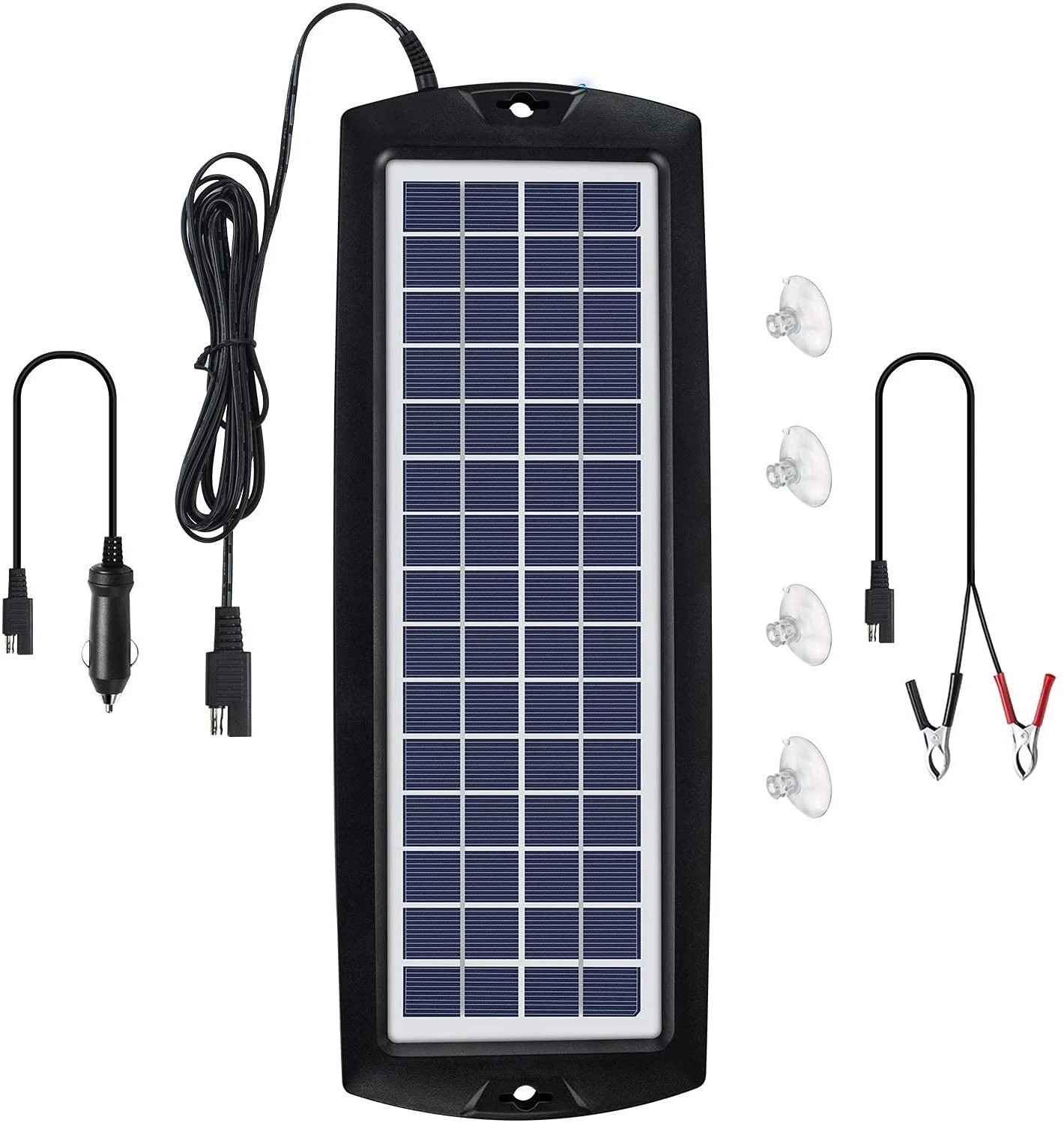 200W Solar Panel 12V Trickle Charger Battery Charger Kit Maintainer Boat RV Car