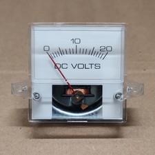 Prime DC Volts Analog Panel Meter Voltage Gauge 0-20V Model/MPN DC VOLTS picture