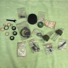 Pharmacia Fine Chemical Miscolanious stoppers,hoses,glassware,etc (All included) picture