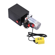 8 Quart Double Acting Hydraulic Pump 12V DC Power Unit Dump Trailer picture