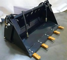 AGT 4in1 Bucket  For Mini Skid Steer Attachment with Teeth US in Stock picture